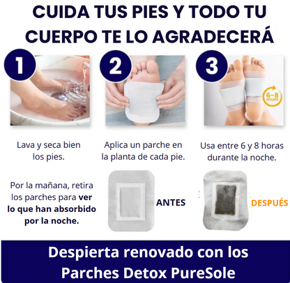 Parches Detox Buen Descanso con Glicinato de Magnesio